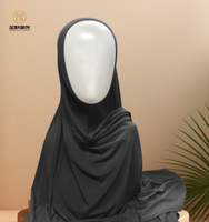 Hijab en jersey crêpe instantané torsadé à double boucle, foulards traditionnels pour femmes musulmanes, châles, jilbab, tudung, usine
