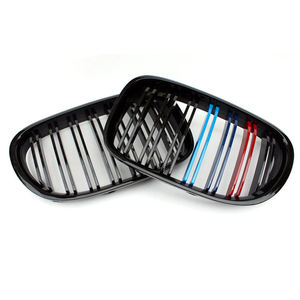 Car Kidney for 2 3 4 5 7 8 Single Line Slats Mesh Front Bumper Grille - Product Image 5