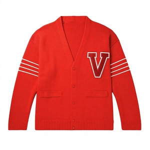 Wholesale Plus Size Winter <b>Cardigan</b> <b>Sweater</b> Korean Version Trend Top Jacket for Men Wool/Acrylic Material - Product Image 1