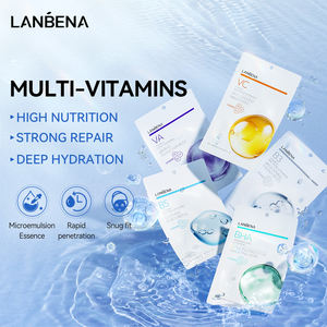 Kadınlar için LANBENA vitamini kollajen yüz Anti Aging yüz maskesi cilt desteği için Oem - Product Image 2