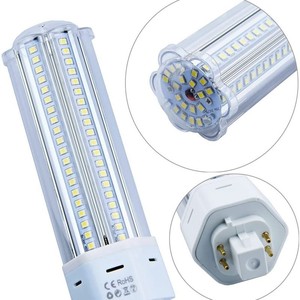 Dimmable dẫn ngang chèn ngô đèn bóng đèn ánh sáng 2 4 pin SMD2835 g24d g24q gx24d <span class=keywords><strong>gx24q</strong></span> E27 E26 E14 B22 G24 - Product Image 6