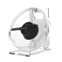 11CM Mini 3D ventilador de escritorio pantalla holograma máquina de publicidad proyector pantalla de luz ventilador LED de escritorio holográfico