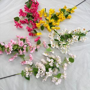 Longues branches de fleurs artificielles en soie Bougainvillea imprimées en 3D pour décorations de mariage, accessoires d'allée et arrangements floraux - Product Image 3