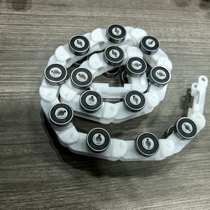 Chaînes rotatives de déviation pour escalator, design moderne, en plastique et métal, pas de 11/14/17/22/25 - Product Image 1