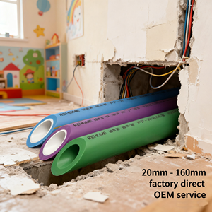 REHOME Tubo de polipropileno de plomería de alta calidad 25mm Ppr <span class=keywords><strong>Lista</strong></span> de precios de tubos de agua PPR <span class=keywords><strong>para</strong></span> uso hospitalario - Product Image 5