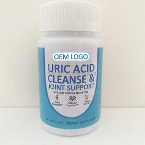 Etiqueta privada Limpieza de ácido úrico a base de hierbas y desintoxicación Suplemento de soporte para articulaciones y limpieza de desintoxicación con cápsulas de extracto de cereza ácida - Product Image 2