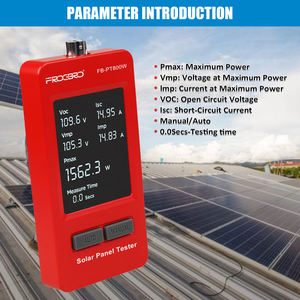 Tragbares LCD-Großbildschirm 1800W Photovoltaik-Panel-Multimeter MPPT Solarpanel-Tester - Product Image 5