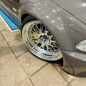 Rines Modulares Forjados Personalizados de 3 Piezas, 5x114.3 5x120, 18 19 20 Pulgadas, Diseño Step Lip Mesh Deep Dish, para Supra, Mustang, Tesla - Product Image 4