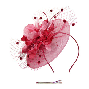Fascinateurs classiques européens et américains, chapeaux de mariage élégants pour femmes, fascinateurs à la mode pour femmes - Product Image 5
