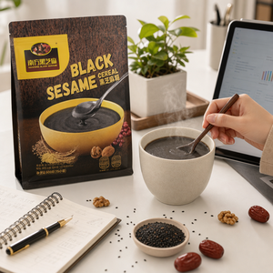 NANFANG Cereal <span class=keywords><strong>de</strong></span> Sésamo Negro 240g36, Polvo Instantáneo para Desayuno, Nutrición Tradicional China, Bebida Caliente - Product Image 3