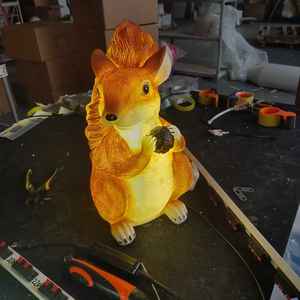 Luz LED 3D de ardilla personalizada, impermeable IP65, para decoración de paisajes exteriores, parques y patios, iluminación festiva para jardines. - Product Image 1