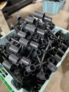 Pvc pn10 הפחתת צינור הברשה הולם איכות טובה 63 מ "מ x 32 מ" מ דבק צבע אדום - Product Image 5