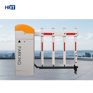 Système polyvalent de barrière de porte d'oscillation réglable de vitesse automatique de stationnement de voiture de HNT barrière manuelle de boom de bras se pliant à grande vitesse - Product Image 3