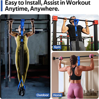 Boucle d'entraînement multifonctionnelle Bandes d'exercice élastiques pour muscles de la poitrine Tube de résistance à la traction en latex Bande d'extension pour assistance à la traction