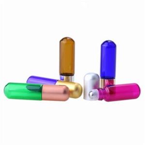 En gros échantillon gratuit vide 5ml en forme de capsule d'huile essentielle rouleaux bouteilles - Product Image 2