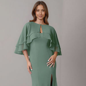 TEENYEE Designer Élégant Soirée Crop Top Bridal Shrug Boho Bridal Cape <span class=keywords><strong>Bolero</strong></span> <span class=keywords><strong>Veste</strong></span> pour <span class=keywords><strong>Femme</strong></span> <span class=keywords><strong>Mariage</strong></span> - Product Image 5