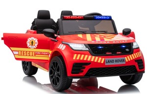 Voiture électrique pour enfants 24V à deux places sous licence Range Rover Velar Police, télécommande 2.4G, sirène et lumières de police - Product Image 6