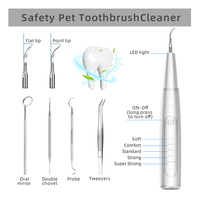 Nouveau style de brosse à dents électrique pour chiens, blanchiment des dents et fil dentaire, nettoyeur à ultrasons pour animaux de compagnie