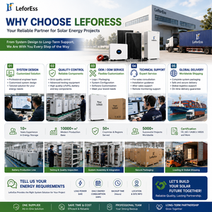 Kit Completo Lefor, Sistema Híbrido Solar de 3kW, 6kW, <span class=keywords><strong>12kW</strong></span>, Monofásico y Trifásico, con Batería LiFePO4 para Uso Residencial y Comercial - Product Image 3
