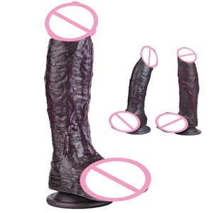 3style Lifelike Dual Layer Black <b>Dildo</b> with Veined Texture Women Couples Intimate Use, Beginner Friendly <b>Dildo</b> for Orgasm Boost - Product Image 1