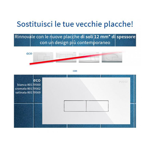 ECO Blanc CM.28-Th.4.7 Kit Double Bouton Cadre et Plaque pour Outil de Tournage - Product Image 5