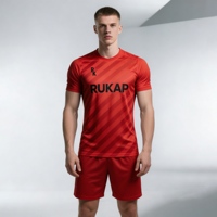Tenue de gardien de but de football pour hommes, maillots de football respirants, chemise rembourrée, shorts, chaussettes, ensemble complet, maillot de football, tissu performant