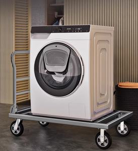 BC-546 130*80 सेमी व्हीलबारो भारी ड्यूटी 4 पहिया ओम अनुकूलित ट्रॉली गाड़ी ट्राली ट्रांसपोर्ट फोल्ड प्लेटफॉर्म हैंड ट्रक ट्रॉली - Product Image 6