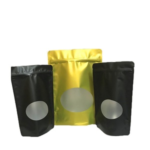 Bolsas de Embalaje de Alimentos Personalizadas al por Mayor, Varios Tamaños, a Prueba de Olores, de Papel de Aluminio Resellables, con <span class=keywords><strong>Ventana</strong></span> Ovalada - Product Image 3