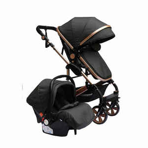 Vente <span class=keywords><strong>en</strong></span> gros Siège d'auto pour bébé 2 <span class=keywords><strong>en</strong></span> <span class=keywords><strong>1</strong></span> et poussette Cadre de luxe <span class=keywords><strong>en</strong></span> alliage d'aluminium personnalisé Design compact pliable - Product Image 2