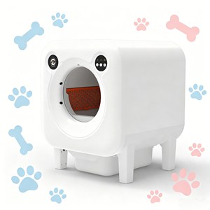 Self Cleaning Smart Litter <b>Box</b> Lettiera Automatic Built In Deodorizer Anti Scatter Safe Structure Easy Daily Maintenance - Product Image 1