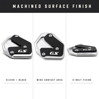 Béquille latérale de moto en alliage d'aluminium pour BMW F450GS 2026, support de béquille, pied de support, argent/noir, nouvelle arrivée