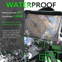 Pantalla HD para motocicleta GPS con Carplay inalámbrico y Android IP67 resistente al agua para navegación y GPS