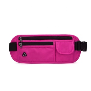 Sac banane personnalisé en nylon pour femme, imperméable, pour le sport, la course à pied, avec fermeture éclair et <span class=keywords><strong>porte</strong></span>-<span class=keywords><strong>bouteille</strong></span> - Product Image 3