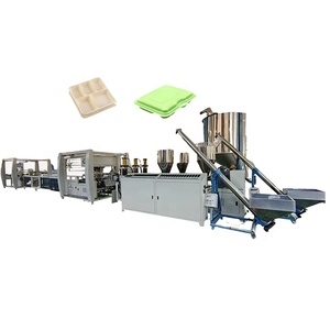 Macchina per la formatura sottovuoto in <span class=keywords><strong>un</strong></span> solo passaggio della scatola per alimenti <span class=keywords><strong>da</strong></span> asporto degradabile monouso automatica di vendita calda - Product Image 1