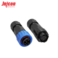 Connecteur étanche M16 à 8 broches, à verrouillage par pression, installable sur site, 5A 60V IP67, ensemble prise mâle et prise femelle