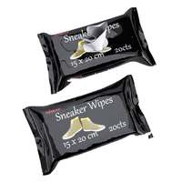Label privé de haute qualité pour la maison lingettes de nettoyage de chaussures portables multifonctionnelles soins de baskets sans alcool pour adultes