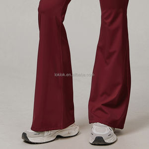 Ensemble 2 pièces pour femme grande taille : Pantalon élastique taille haute et soutien-gorge de yoga sans bretelles, uni, respirant, séchage rapide, sans couture, en Spandex/Nylon - Product Image 6