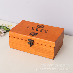 Wooden Needle Thread Storage <b>Box</b> Square Flip Top Multi Compartment Engraved Customizable Size For <b>Sewing</b> Craft Use - Product Image 4