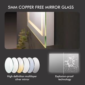 <span class=keywords><strong>Espejo</strong></span> Grande Inteligente Antivaho con Lámpara Led <span class=keywords><strong>para</strong></span> <span class=keywords><strong>Baño</strong></span>, Diseño Moderno, Rectangular, Montado EN LA Pared, <span class=keywords><strong>Espejo</strong></span> <span class=keywords><strong>de</strong></span> Maquillaje Iluminado - Product Image 5