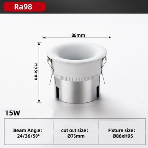 Foco LED Empotrable en Techo Smart Mesh 2.0 con Protección Ocular para Iluminación del Hogar - Product Image 6