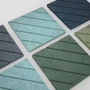 Gỗ hiện đại len Acoustic bảng điều khiển chống cháy lớp một sinh thái thân thiện cao âm thanh hấp thụ Hội Đồng Quản trị để bán - Product Image 5