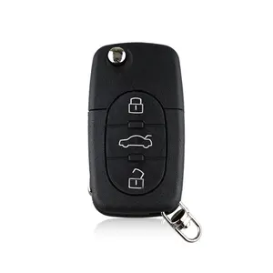 3 बटन 434MHz ID48 चिप ऑडी बिना चाबी प्रविष्टि एफओबी स्मार्ट कार के लिए कुंजी रिमोट A3 A4 A6 A8 टीटी एफसीसी आईडी: 4D0837231K