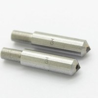 Herramienta de grabado de piedra de 104 grados, torno CNC, enrutador de grabado de diamante, broca para trazado de granito