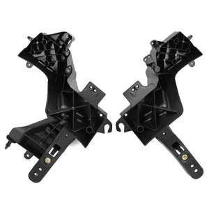 Jeep Grand Cherokee Headlight <b>Radiator</b> Mounting <b>Brackets</b> 68223399AA 68223400AA Front Left Right ABS New - Product Image 4