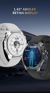 2025 女士经典奢华智能手表表带 ECG+PPG Android Ios 心率血氧 U11 智能手表男士 - Product Image 2