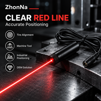 Module laser ZhonNa avec boîtier métallique, diode filaire, pour alignement de roues, positionnement, pièces d'équipement laser industriel pour machines-outils OEM