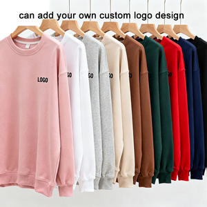 Felpe da Uomo Personalizzate con Logo Grafico Stampato o Ricamato, in Tessuto Pile di Poliestere, Oversize, Stile Basic - Product Image 1