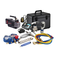 Pompe à vide sans fil 18V à batterie, écarteur de tube à jauge simple 2 étapes, kit d'outils de réfrigération multifonctionnel, outils de service A/C
