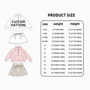 Fournisseur de fabrication capable : Ensembles de vêtements respirants pour <span class=keywords><strong>enfants</strong></span> (jupes et survêtements), ensembles de vêtements zippés pour filles - Product Image 4