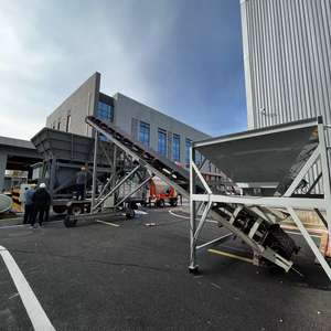 Besleme bantlı konveyör beton santrali toplama hazne yükleme bantlı taşıma makinesi - Product Image 3